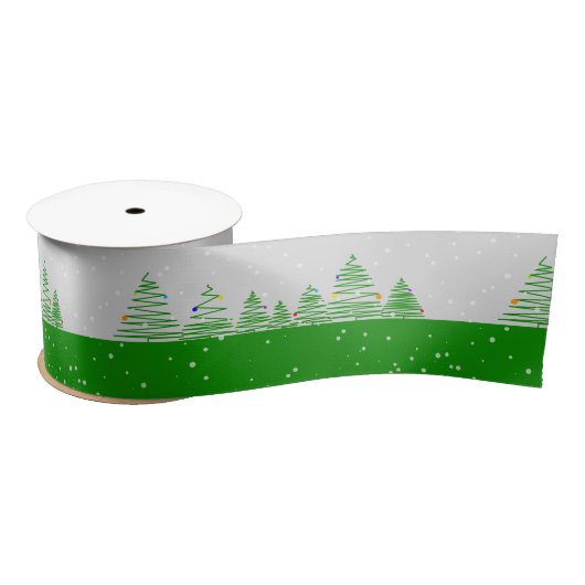 Kerstbomen Satijnen Lint (Spoel)