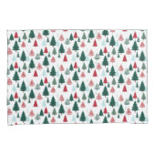 Kerstbomen Scandi Pine Forest Cozy Patronen Kussensloop (Voorkant-Rechts)