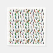 Kerstbomen  servet (Voorkant)