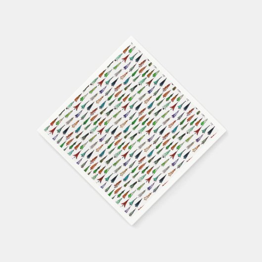 Kerstbomen  servet (Hoek)