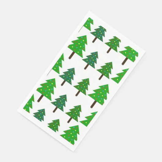 kerstbomen servet (Hoek)