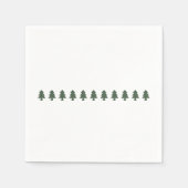 kerstbomen servetten (Voorkant)