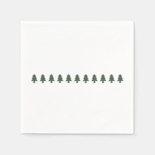 kerstbomen servetten