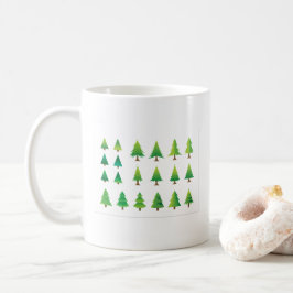 Kerstbomen Set | Feestelijke Kerstvakantie Koffiemok