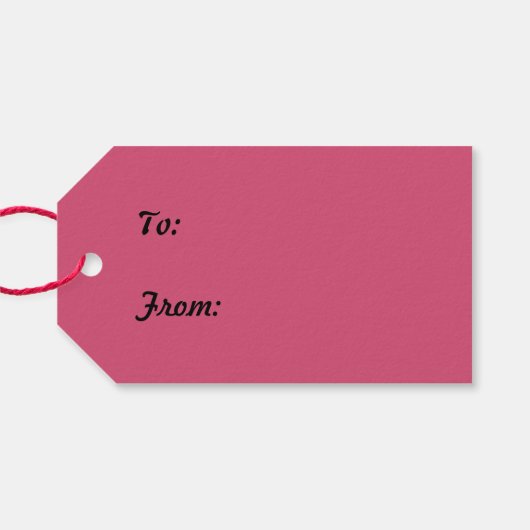 kerstbomen Shades van Paarse Labels Cadeaulabel (Achterkant Horizontaal)