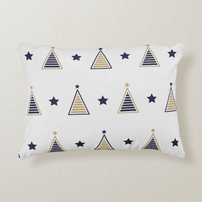 Kerstbomen Sierkussennen Accent Kussen (Voorkant)