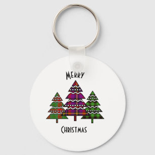 kerstbomen sleutelhanger
