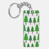 kerstbomen sleutelhanger (Voorkant Links)