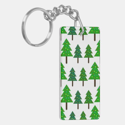 kerstbomen sleutelhanger (Voorkant Links)