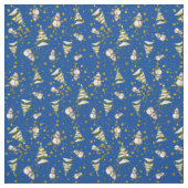 Kerstbomen Sneeuwmannen Patroon Stof (Swatch)
