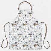 kerstbomen, Snowmen en Mittens Schort (Voorkant)