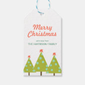 kerstbomen, speciaal cadeautjes Labels Cadeaulabel (Voorkant)
