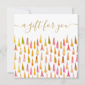 kerstbomen Sportcadeaubonnen voor kerstcadeaubonne (Voorkant)