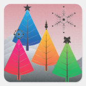 kerstbomen Stickers (Voorkant)
