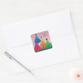 kerstbomen Stickers (Envelop)