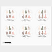 kerstbomen Stickers (Vel)