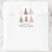 kerstbomen Stickers (Tas)