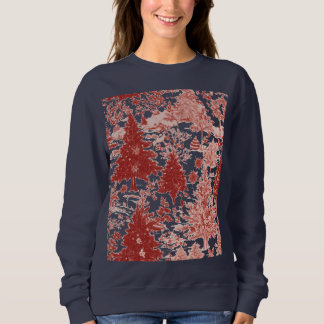 Kerstbomen sweat-shirt voor vrouwen trui