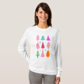 kerstbomen t-shirt (Voorkant volledig)
