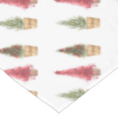 kerstbomen tafelkleed (Gekanteld)