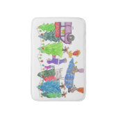Kerstbomen te koop badmat (Voorkant Verticaal)