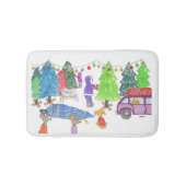 Kerstbomen te koop badmat (Voorkant)