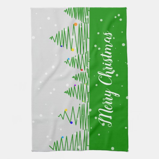 Kerstbomen Theedoek (Verticaal)