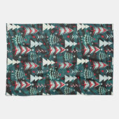 kerstbomen. theedoek (Horizontaal)