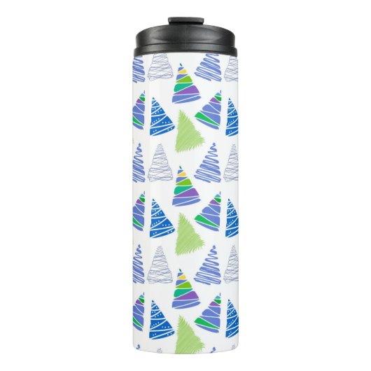 kerstbomen thermosbeker (Voorkant)