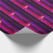 Kerstbomen tinten van Paarse inpakpapier (Hoek)