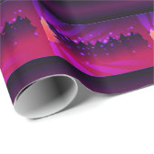 Kerstbomen tinten van Paarse inpakpapier (Rol Hoek)