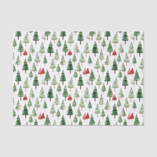 kerstbomen tissuepapier (Voorkant)