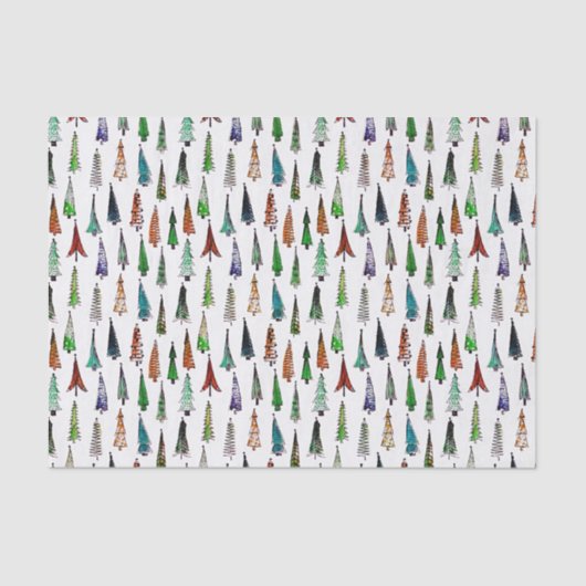 kerstbomen tissuepapier (Voorkant)