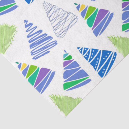 kerstbomen tissuepapier (Detail)