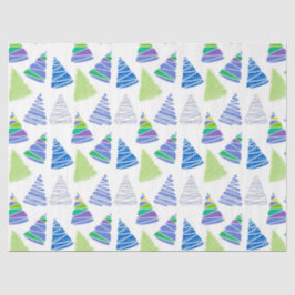 kerstbomen tissuepapier