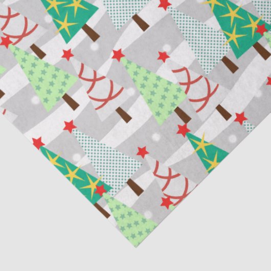 kerstbomen tissuepapier (Detail)