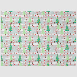 kerstbomen tissuepapier