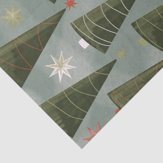 kerstbomen tissuepapier (Detail)