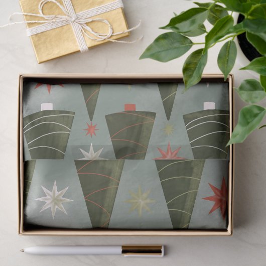 kerstbomen tissuepapier (Geschenk)