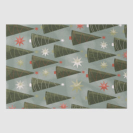 kerstbomen tissuepapier