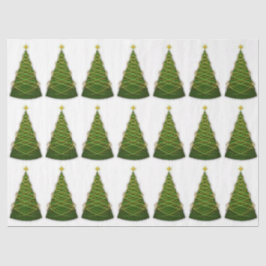 kerstbomen tissuepapier