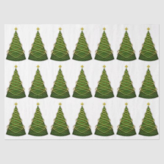 kerstbomen tissuepapier (Voorkant)