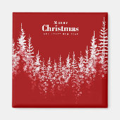 Kerstbomen Vakantie Magneet (Voorkant)