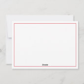 Kerstbomen Vakantie VREUGDE Rood Groen Wit Feestdagenkaart (Achterkant)