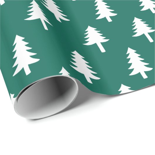 kerstbomen | Vakantiepapier in groenboek Cadeaupapier (Rol Hoek)