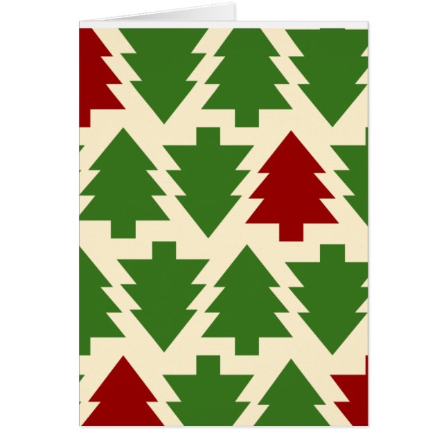Kerstbomen Vakantiepatroon (Voorkant)