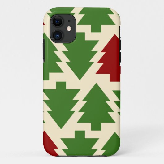 Kerstbomen Vakantiepatroon Case-Mate iPhone Case (Achterkant)