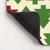 Kerstbomen Vakantiepatroon Muismat (Hoek)