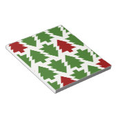 Kerstbomen Vakantiepatroon Notitieblok (Schuin)