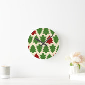 Kerstbomen vakantiepatroon ronde klok (Huis)